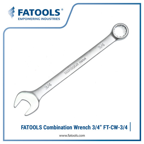 [EZM.0803065] FATOOLS CW-3/4 Combination Wrench 3/4" Kunci Ring Pas Imperial Inci