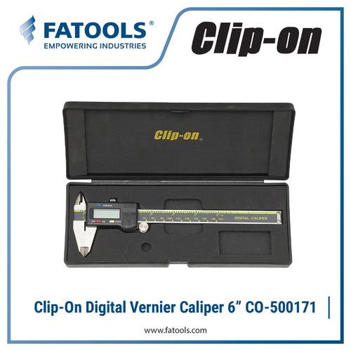 [EZM.0800009] Clip On by FATOOLS CO-500171 Digital Vernier Caliper 150mm 6" Imperial Metric Inch MM Sigmat