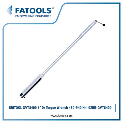 [EZM.0800033] BRITOOL GVT8400 1" Dr Torque Wrench 480-940 Nm Kunci Momen Torsi