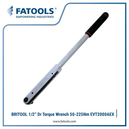 [EZM.0800163] BRITOOL EVT 2000 AEX 1/2" Dr Torque Wrench 50-225Nm Kunci Momen Torsi