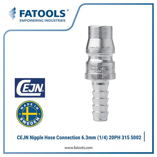 [EZM.0800454] CEJN 315 Nipple Hose Connection 6.3mm (1/4) 20PH 10 315 5002