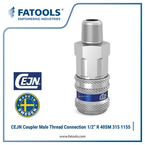 [EZM.0800461] CEJN 315 Coupler Male Thread Connection R 1/2" 40SM 10 315 1155