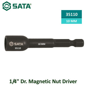 [35110] Adaptor 35110 1/4" Dr. Magnetic Nut Driver 10mm Sata Tools