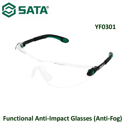 [YF0301] Kacamata YF0301 - Functional Anti-Impact Glasses (Anti-Fog) Sata Tools