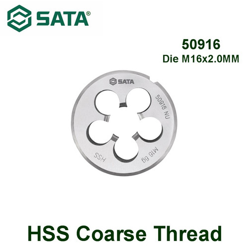 [50916] Mata Bor Die M16x2.0MM 50916 HSS Coarse Thread Sata Tools