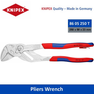 [8605250T] Tang Kunci Inggris 86 05 250 T Knipex Pliers Wrench Single Tool