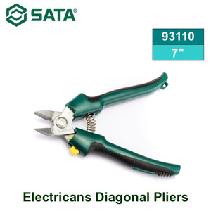 [93110] Tang Potong 93110 Electricans Diagonal Pliers 7" Sata Tools