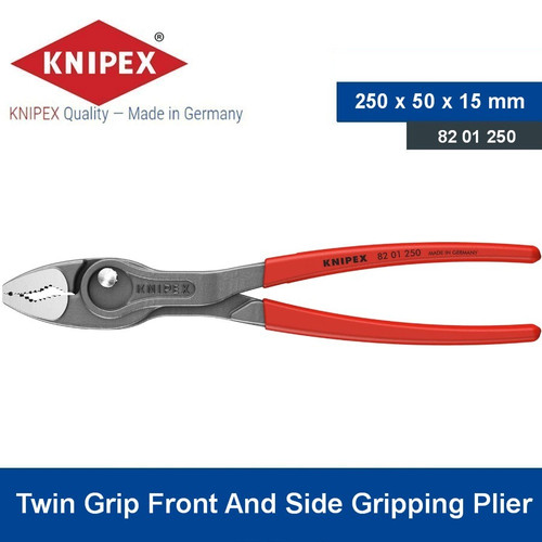 [8201250] Tang Penjepit Baut Rusak 82 01 250 Knipex TwinGrip Front And Side Gripping Plier