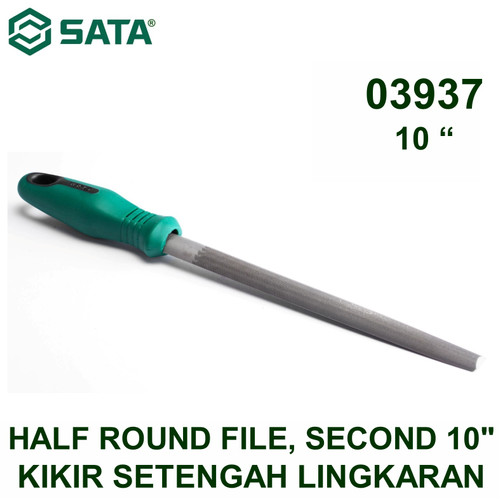 [3937] Kikir Besi Setengah Bulat 10" 03937 Half Round File Second Sata Tools