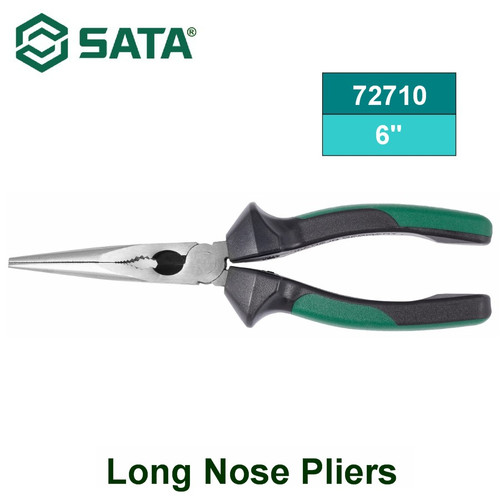 [72710] Tang Lancip 72710 Long Nose Pliers 6" Sata Tools
