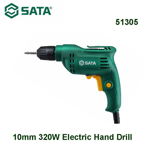 [51305] Mesin Bor 51305 10mm 320W Electric Hand Drill Sata Tools