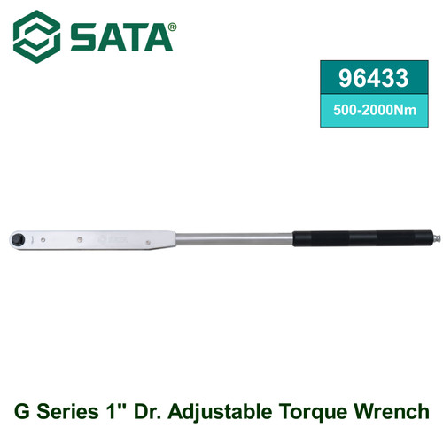 [96433] Torsi 96433 1" Dr. Adjustable Torque Wrench 500-2000Nm Sata Tools