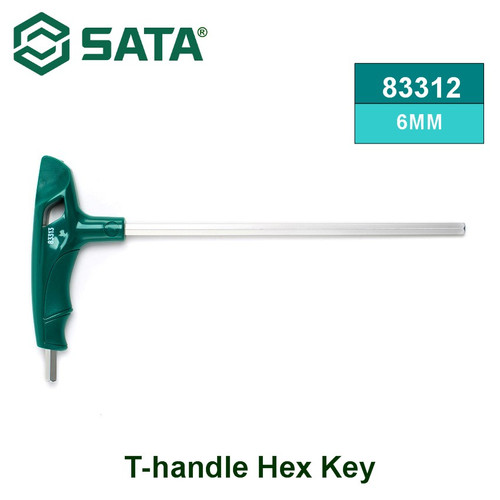 [83312] Kunci Handle T Hex 6 MM 83312 T-handle Hex Key 6 MM Sata Tools