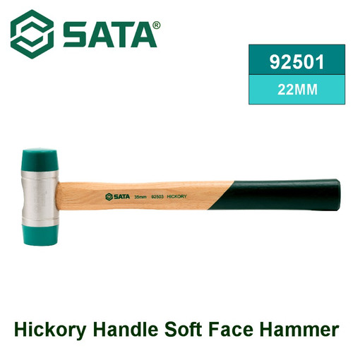 [92501] Palu 92501 Hickory Handle Soft Face Hammer 22 mm Sata Tools