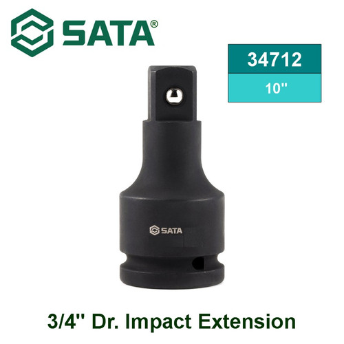 [34712] Kunci Shock Adaptor Impack 3/4" 34712 Impact Extension Bar 10" Sata Tools
