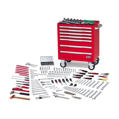 KTC Toolkit Drawer Trolley Tools SK8301AR Mechanical Tool Set
