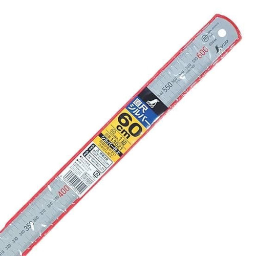 Shinwa Penggaris 60 cm Stainless Steel Rule Hard Chrome JIS 13021