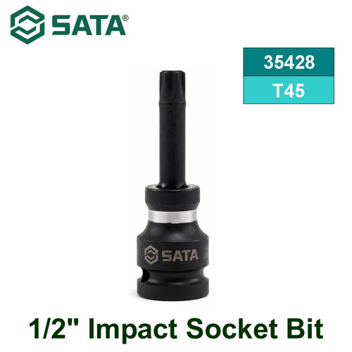 [35428] Kunci Shock Bit T45 35428 1/2" Impact Socket Bit T45 Sata Tools