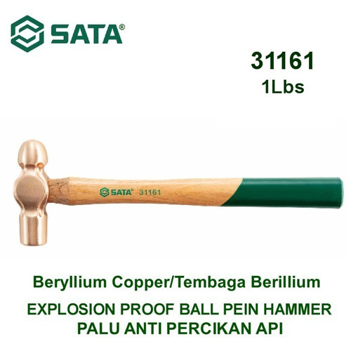 [31161] Palu Konde 1 Lbs Anti Percikan Api 31161 Ball Pein Hammer Sata Tools