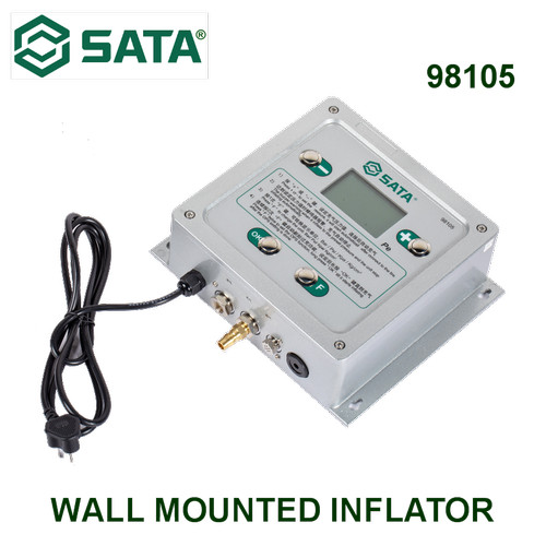[98105] Pompa Angin Inflator ban otomatis 98105 Sata Tools Automatic Tire Inflator