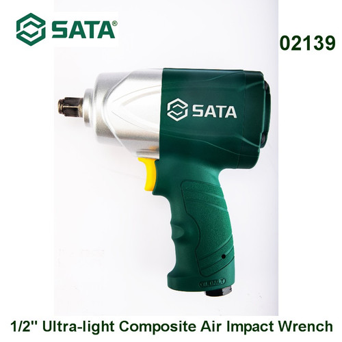 [2139] Kunci Impact Profesional 02139 - 1/2" Ultra-light Composite Air Impact Wrench Sata Tools Mesin Buka Baut Angin