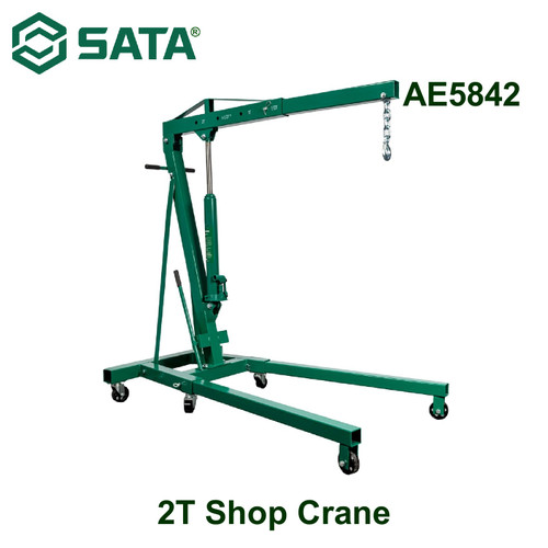 [AE5842] Alat Derek Hidrolik Kapasitas 2 Ton AE5842 Sata Tools 2T Shop Crane