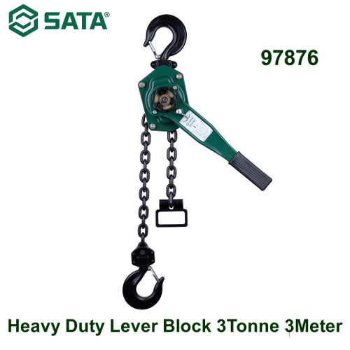 [97876] Alat Angkut Barang 97876 Heavy Duty Lever Block 3 Tonne 3 Meter Sata Tools
