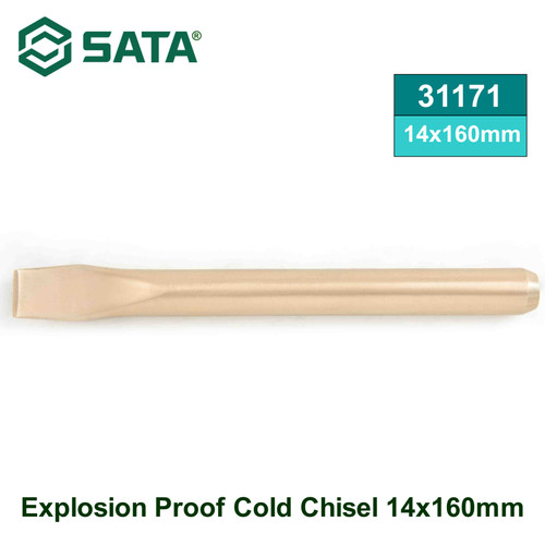 [31171] Pahat Anti Api 31171 Explosion Proof Cold Chisel 14x160mm Sata Tools