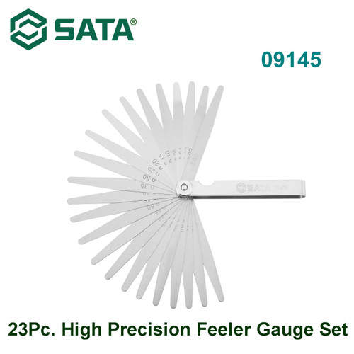 [9415] Kunci Stel Klep / Ukur Kerapatan 23 Pcs 09415 High Precision Feeler Gauge Set Sata Tools