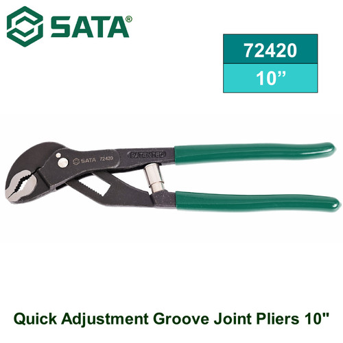 [72420] Tang Burung/Quick Adjustment Groove Joint Pliers 10" 72420 Sata Tools