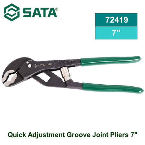 [72419] Tang Burung/Quick Adjustment Groove Joint Pliers 7 Inch 72419 Sata Tools