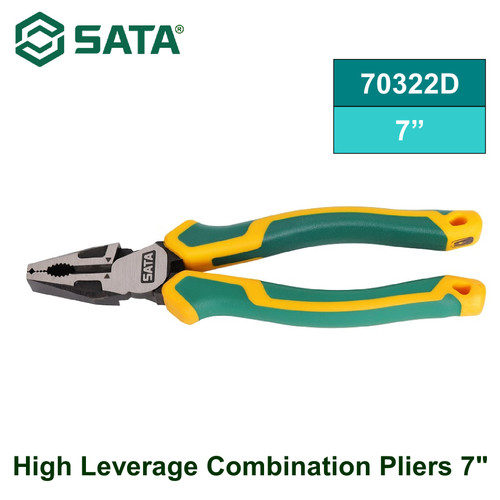 [70322D] Tang Kombinasi 7" Sata 70322D High Leverage Combination Pliers 7" Sata Tools