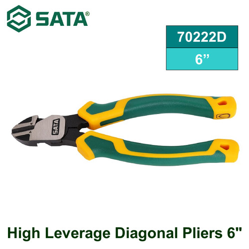 [70222D] Tang Potong 6" Sata 70222D High Leverage Diagonal Pliers 6" Sata Tools