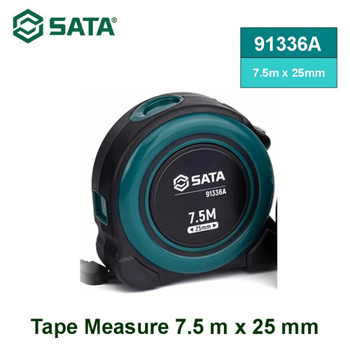 [91336A] Meteran 7.5 Meter x 25 mm Sata 91336A Tape Measure 7.5m x 25mm Sata Tools