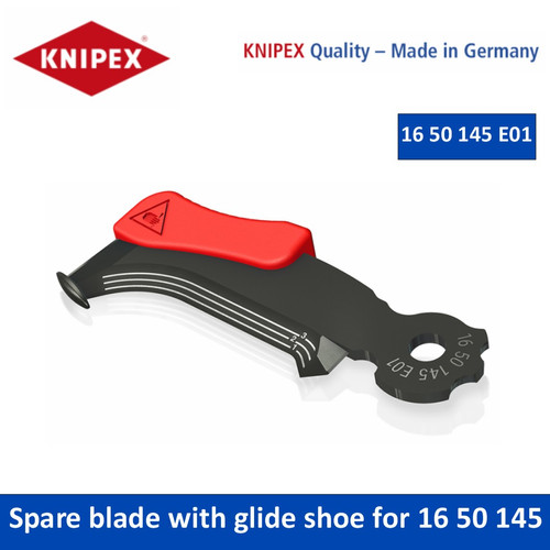 [1650145E01] Pisau Pengganti (16 50 145) 16 50 145 E01 Knipex Spare blade with glide shoe for 16 50 145