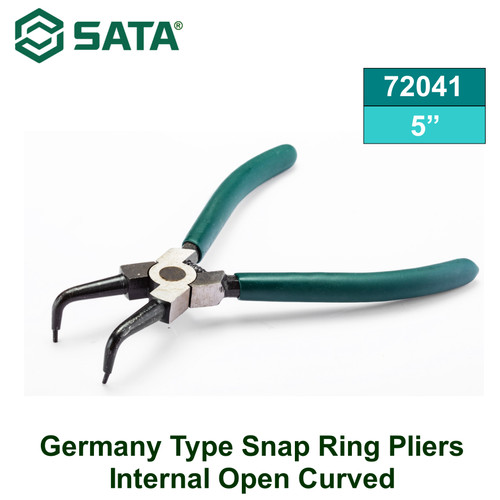 [72041] Tang Snap Ring 5" 10-22 mm 72041 Internal Germany Open Curved Sata Tools