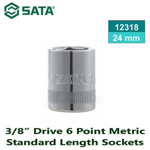 [12318] Kunci Shock Mata Sok 3/8 Inch 24 mm 12318 Sata Tools