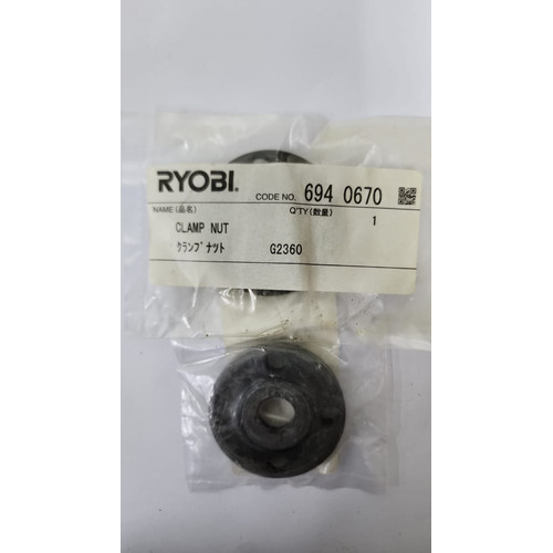 Spare Part Power Tool (G-1259) 6940670 - Clamp Nut Kyocera Ryobi