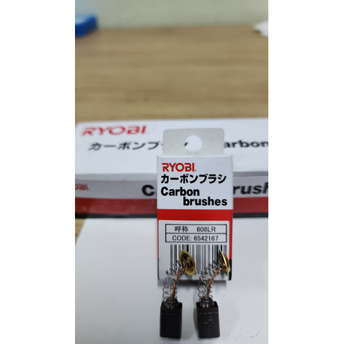 Spare Part Power Tool (G-1259, G-1010X, G-1160X) 6542167 - Carbon Brush 608LR Kyocera Ryobi