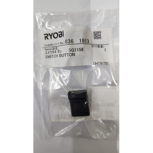 Spare Part Power Tool (G-1010X, G-1160X) 6361813 - Switch Button Kyocera Ryobi