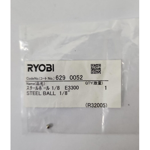 Spare Part Power Tool (BD-120C) 6290052 - Steel Ball 1/8" Kyocera Ryobi