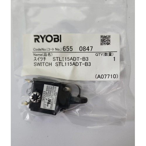 Spare Part Power Tool (BL-3500) 6550847 - Switch STL115ADT-B3 Kyocera Ryobi