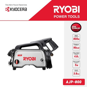 Mesin Steam Cuci Mobil AJP-800 Kyocera Ryobi Motor Jet Cleaner Pressure Washer