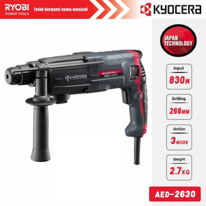 Mesin Bor Beton AED-2630VR Kyocera Ryobi Rotary Hammer