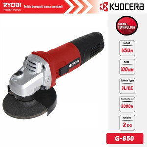 Mesin Gerinda Genggam G-650 Kyocera Angle Grinder