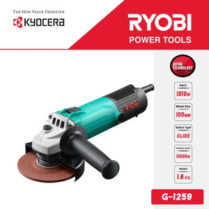 Mesin Gerinda Genggam G-1259 Kyocera Ryobi Angle Grinder
