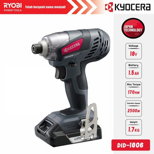 Obeng Genggam Tanpa Kabel DID-1806L1 Kyocera Cordless Impact Driver