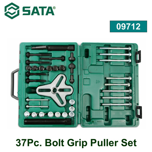 [9712] Penarik Pegangan Baut 09712 37 Pcs Bolt Grip Puller Set Sata Tools