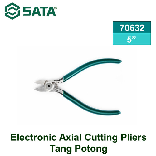 [70631] Tang Potong Mini 5" (125 mm) 70631 Electronic Axial Cutting Pliers Sata Tools