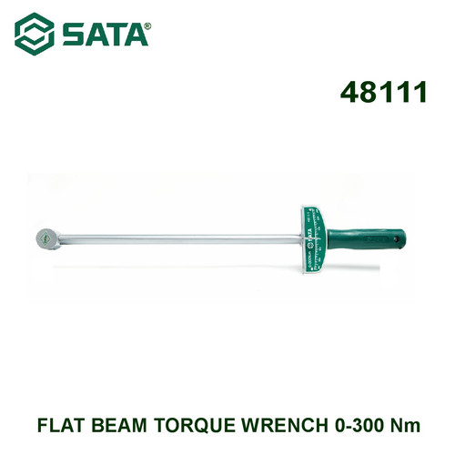 [48111] Kunci Torsi Kunci Pas 48111 Flat Beam Torque Wrench 0-300 Nm Sata Tools